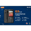 Xmobile G3 Plus - 2.4 Inch - 3000mAh Battery - DualSim - Wireless FM Radio - AnyColor. 