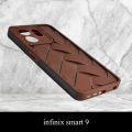 Infinix Smart 9 Soft Chain Puffer Anti Fingerprint Protective Smooth Case. 