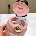 Cute Rabbit Straw Glass Cute Cartoon Girl Portable Cup Office Coffee Drink Water Cup.. 