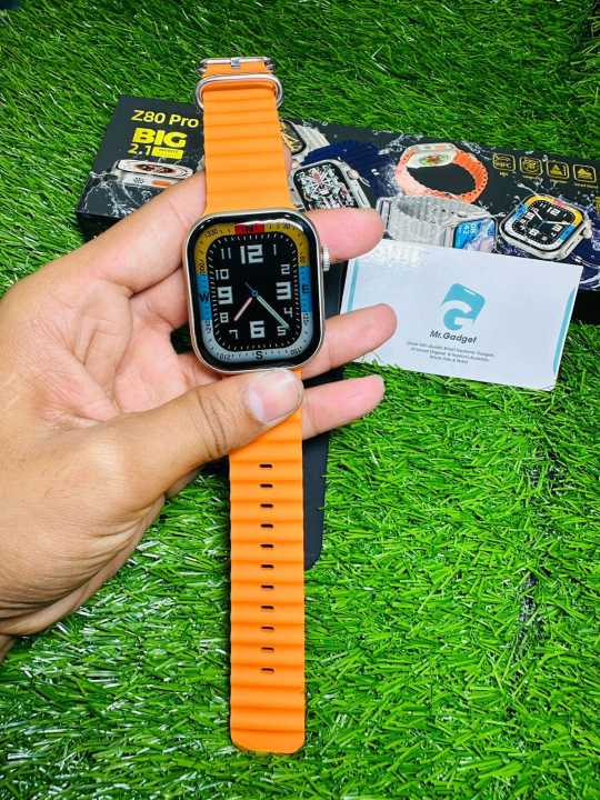 Z 80 Pro smart watch |2 different straps in rendom colour |49mm - Technical View