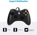 xbox 360 wired controller ( pc and laptop supported in all windows ) usb wired joystick for xbox 360 and windows  dual vibration ( Brand new  box pack ). 
