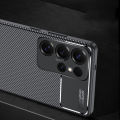 Vantime for Samsung Galaxy S25 Ultra S25+ Plus 5G Carbon Fiber Case Soft Rubber Back Shockproof Cover. 