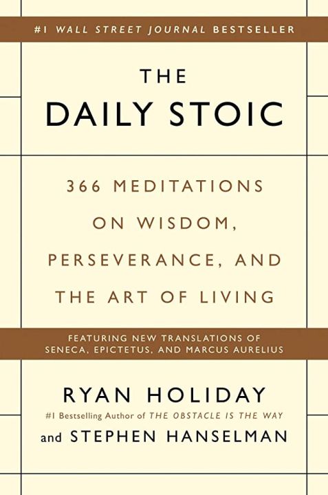 The daily stoic by ryan holiday