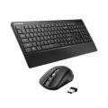 PC132a Wireless Keyboard And Mouse Combo 104-Keys Keyboard With Chiclet Keys Palm Rest And Mouse For PC Laptop. 