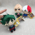 Anime My Hero Academia Bakugou Katsuki Midoriya Izuku Deku Cute Plush Pendant. 