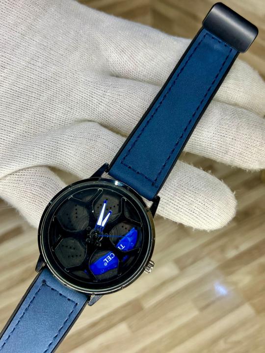Black%20Racing%20Wheel%20Watch%20Stylish%20Sports%20Wheel%20Watch%20Men%E2%80%99s%20leather%20strap%20Watch%20Green%20Accent%20Dial%20Watch%20Butterfly%20Lock%20Watch%20Men%20Luxury%20Racing%20Design%20Watch%20Trendy%20Car%20Rim%20Watch%20Modern%20Analog%20Wrist%20Watch%20High%20Quality%20Metal%20Watch%20Unique%20Spinning%20Dial%20Watch%20-%20Image%203