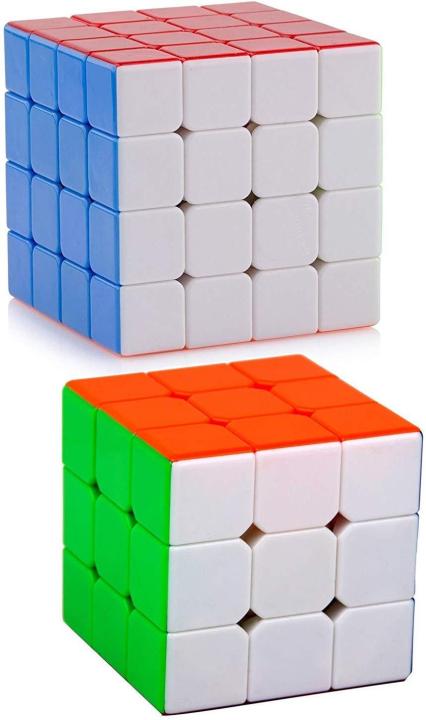 High Speed 3 X 3 & 4 X 4 Rubik's Cube (Pack of 2)