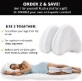 Contour Legacy Leg Pillow Bed Memory Foam Back Hip Leg Knee Support Wedge Sciatica Nerve Soft Pillow. 