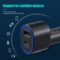 45 Watt Super Fast Dual Car Charger (45W+15W) / 45W Super Fast Car Charger with Type C To Type C cable. 