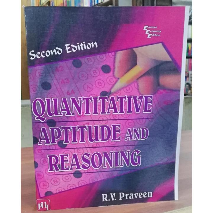 Quantitative Aptitude and Reasoning Paperback by R. V. Praveen