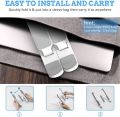 High Quality Laptop Stand - Adjustable Portable Laptop Stand For Desk - Foldable Plastic Laptop Stand Notebook Stand lightweight - Non-slip Stand For Laptop And Tablet. 