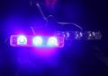Car Front - Grill - Police - Strobe - Lights. 