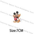 Mickey Minnie Mouse Tinkerbell Patches for Clothing Heat Transfer Patch Clothes Disney Stickers DIY T-Shirt Hoodies Accessory. 