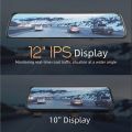 Like A New 4K 12" Mirror Dash Cam - Vantop H612T Front & Rear View Dual Dash Camera, IPS Touch Screen, Voice Control Cars Mirror Camera W/Night Vision Parking Monitor. 