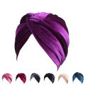 Indian Turban Hat Fine Workmanship Brimless Pure Color Turban Cap. 