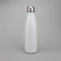 WHITE Metal Stainless Steel Water bottle, Very Good Quality. 