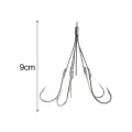 Fishing Lure Hook J-shape Jig Head Super Sharp Fishing Hook Clamp. 