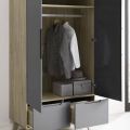 Premium Wooden Wardrobe Cupboard - Almari Closet Cabinet for Clothes. 