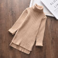 Bear Leader New Christmas Pure Color Fall Winter Boy Girl Kid Thick Turtleneck Shirts High Collar Pullover Sweater Long Sweater. 