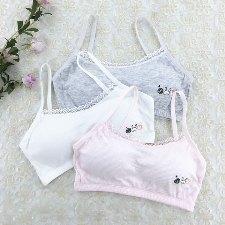 bellylady%20Girl%20%20Bra%20%20Underwear%20Cotton%20Lace%20Border%20Cute%20Printed%20One-piece%20Bra%20Pad%20Sling%20Vest%20-%20Image%204