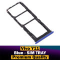 Vivo Y11 SIM Tray Sim Jacket Sim Slot Sim Door For Vivo Y11 - Blue. 