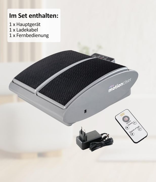 Genius - DR-HO'S Motion Ciser 3-Piece Foot Massager - Electronic Foot Massage, Heating, Relaxing, Massage with Remote Control