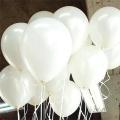Baby Boy Shower Decoration Set With baby Boy Foil Balloons , Stars and Moon Foil Balloons and White Latex Balloons. 