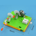 Funny Science Physical Experiment Education Toys DIY Hand Crank Generator Model. 