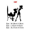 Hot BARBER Wall Sticker Hair Nail Beauty Salon Wall Art Wall Paper For Barber Store Home Decoration Nordic Style Home Decoration. 