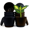 Elevate Your Space with Fast Forward Extra Large Plant Pots: Two Vibrant Colors, Drainage, Perfect for Indoor Planters - Explore Multi-Packs for Plastic Planters, Cactus, and Succulents Decor. 