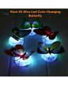 combo of 100pcs glowing stars N 4pcs color changing LED butterflies. 