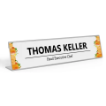 Customize Table Name Plate | Premium Quality Acrylic Table Nameplate 3mm Thickness | Sides tapper | Digital Print | Office Accessories For Table | Acrylic Table Name Plate For Office Desk | Acrylic Table Name Plate | Accessories For Office Table & School. 