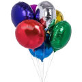 Foil Balloon Round Shaped Air & Helium Balloons, Party Balloons Wedding Baby Shower Birthday Party Decorations. 