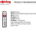 Rotring Tikky Mechanical Pencil 0.5 mm 2B Leads, Clutch Pencil Refills Made In Germany  Ideal for sketching, writing, drawing. 