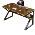 Computer Laptop Table Desk Workspace K/H-Shaped Table Engineered Wood Finish Study Table, for Home & Office with Powder Coating Frame. 