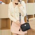 Women's Crossbody Bag Lattice Embroidery Bag Small Messenger Bag Fashion Shoulder Bags   Phone Bag Camera Bag. 