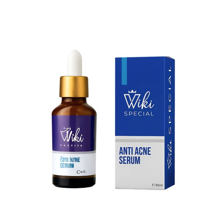 Wiki Special Face Serum – Anti Acne, Oil Control & Skin Brightening | Pore Tightening & Glowing Skin | Best Serum for All Skin Types – 30ml