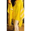M.Meeraki Beautiful Yellow butterfly Style shirt for girls. 