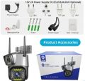 Dual Lens CCTV - 4+4MP CCTV Camera - Wifi Camera - Wifi Smart Camera - CCTV Camera Wifi - Smart Camera Wifi - CCTV Wifi - Outdoor Security Cameras - Outdoor CCTV Camera - Outdoor Camera Wifi - Camera CCTV - Security Camera For Home Wifi. 