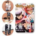 New Anime Jujutsu Kaisen PVC Card Holder Student Campus Hanging Neck Bag Card Holder Lanyard ID Card Case. 
