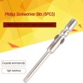 Goto 5Pcs Magnetic Precision  Screwdriver Bits Set Cross Tip Hand Tools. 