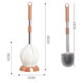 Lotùs Design Toilet Brush and Holder Floor-Standing Cleaning Brush Automatic Opening and Closing Bathroom Toilet Cleaning Tools.. 
