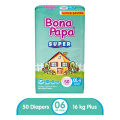 Bona Papa Super Diapers -  Super Economy Pack - XXL Size 6 - 50 Pcs. 