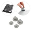 Pack of 1 (4Pcs) Notebook Laptop Heat Reduction Adjustable Floor Pad Cooling Cool Feet Pad. 