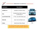 Mira Cover Daihatsu Mira Top Cover Dust proof Car Cover & Dirt Proof Made from quality car cover fabric to save the car. 