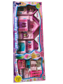 Frozen baby villa set doll house toy for girls Pink Doll House with Complete Set, Kids Play set for girls, Toys For Children, Kids Home onesta goods DD20. 
