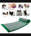 HMT Acupressure Massage Mat With Pillow For Stress/Pain/Tension Relief Body Relax Massage Acupressure Mat Yoga Sit Lying Mats Cut Pain Stress Soreness - Multi. 