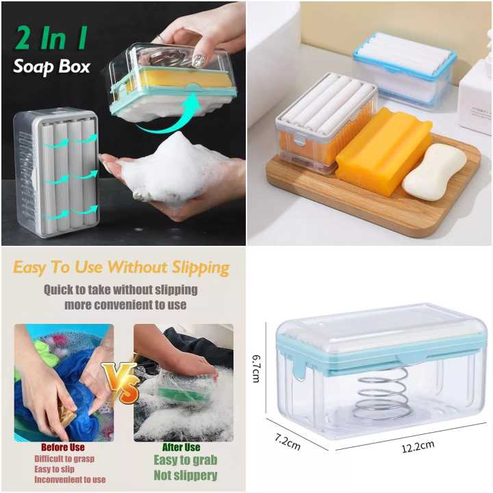Multifunctional%20Soap%20Dish%20Hands-free%20Foam%20Box%20With%20Sponge%20Roller%20Drain%20Household%20Rub-free%20Laundry%20Soap%20Box%20Bathroom%20Shower%20Box%20-%20Image%202