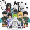 Lego Naruto building blocks minifigure nine tails Naruto Uchiha Madara Sasuke Itachi children's toy boy. 