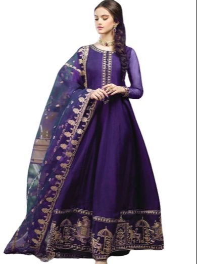 Embroidered Maxi -- Heavy Embroidered Long Maxi -- Fancy Maxi -- Designer Fully Heavy Embroidered -- Daman Embroidered Maxi -- Embroidered Chiffon Material